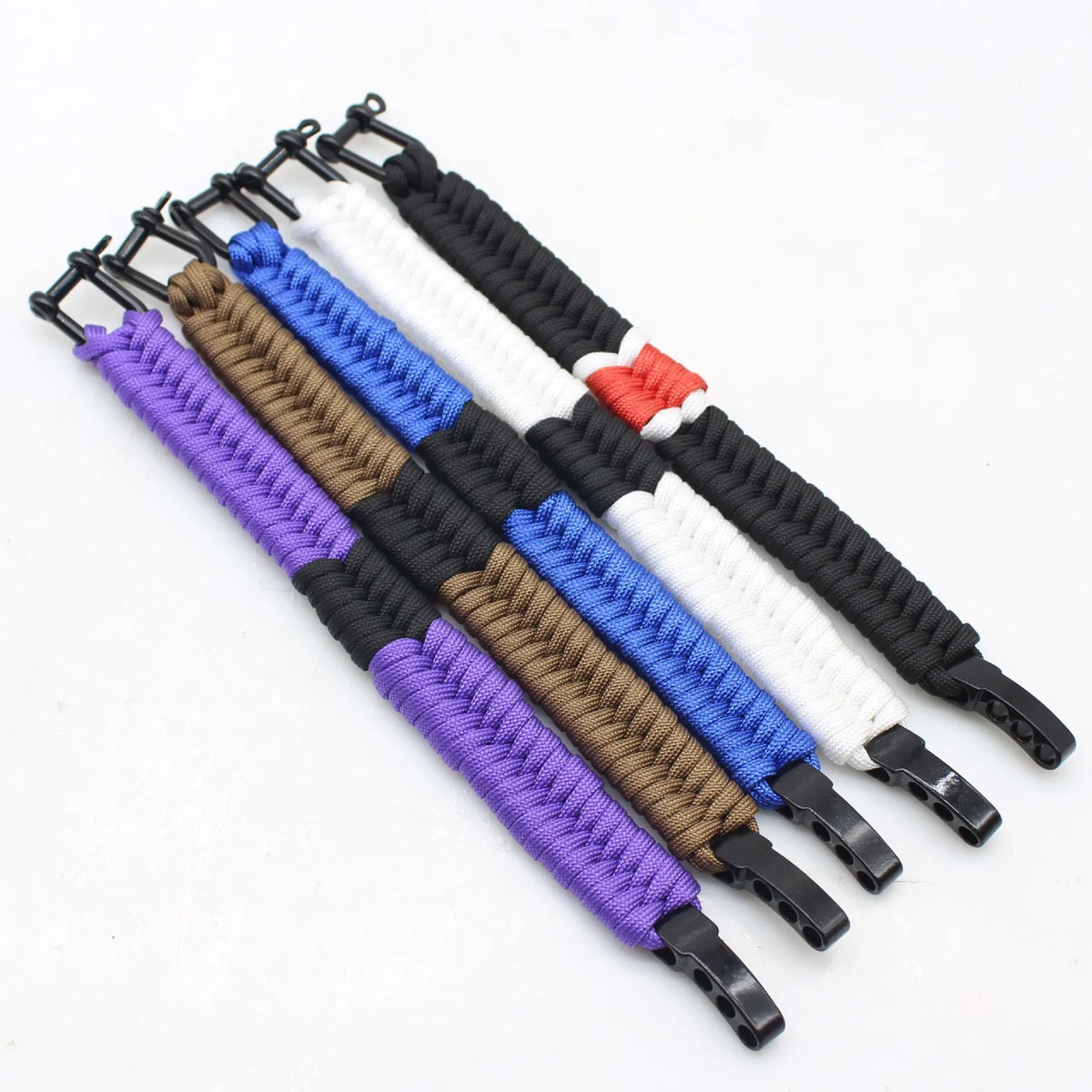 Wholesale Custom 550 Paracord Bracelet Chicken Buckle Paracord Bracelet Brazilian Jiu-Jitsu Ribbon Paracord Bracelet MegaBDM