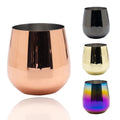 Stainless Steel Wine Glasses Cup with 16oz Bar Wine Beer Drinking Stemless Unbreakable Tumbler Mug Wholesale Bulk Custom Logo