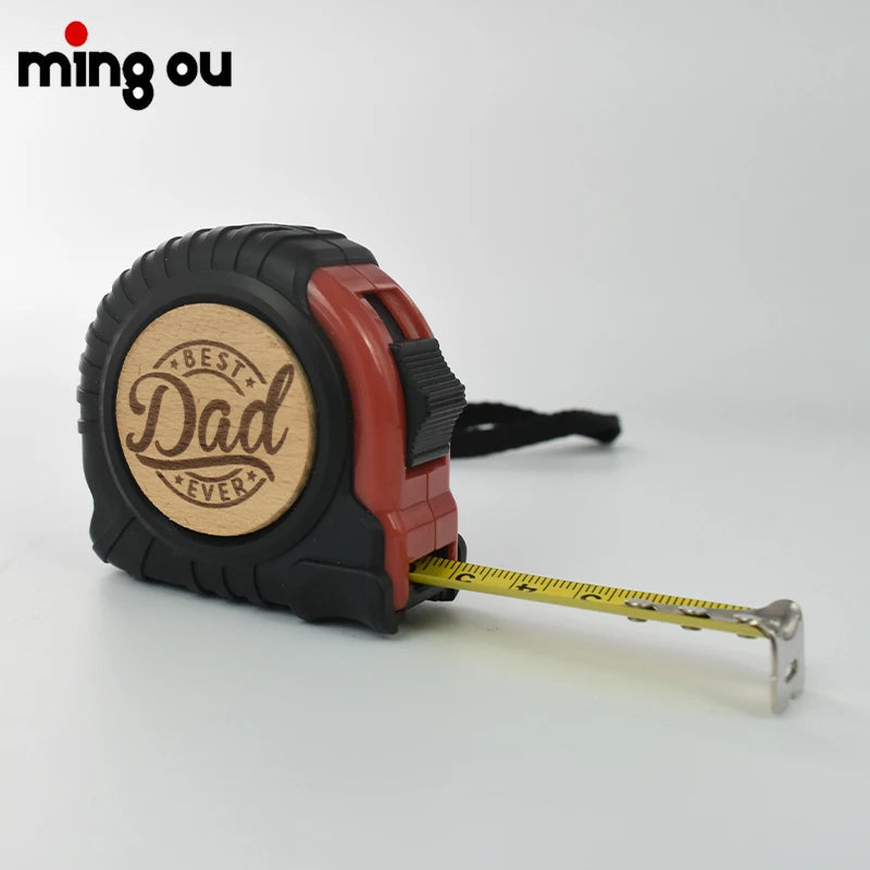 Custom Measuring Tape with logo Dad Tape Measure Gift Laser Engraving Blank Measure Tape for Craftsmen Woodworker
