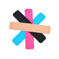 2 Inch Wide Waterproof Athletic Tape Elastic Pre-Cut Strips Adhesive Kinesiology Tape for Joint Pain