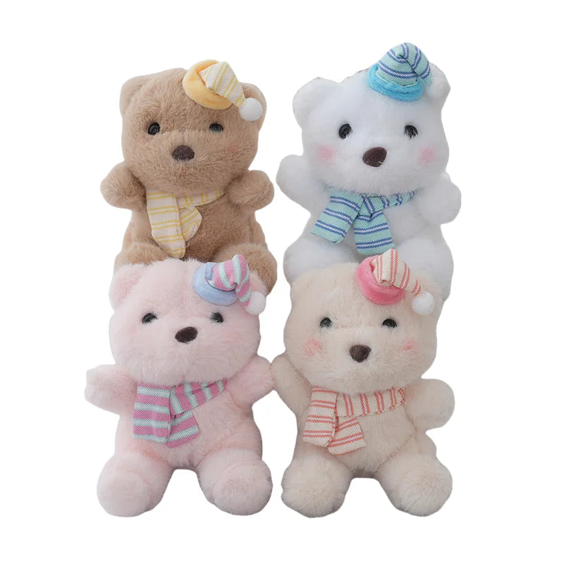 2025 Pop Star Birthday Hat Keychain Teddy Bear Pendant Keychain Bag Charm Keychain