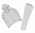 Customized Casual Printed Track Suit Hooded Top Elastic Waist Bottom Daily Comfort Breathable Quick Dry Lightweight 100%