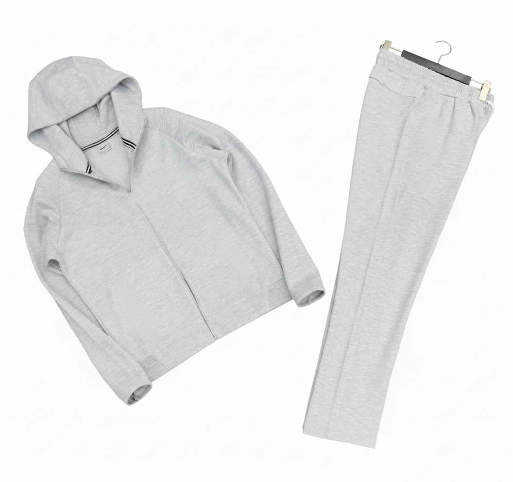 Customized Casual Printed Track Suit Hooded Top Elastic Waist Bottom Daily Comfort Breathable Quick Dry Lightweight 100%