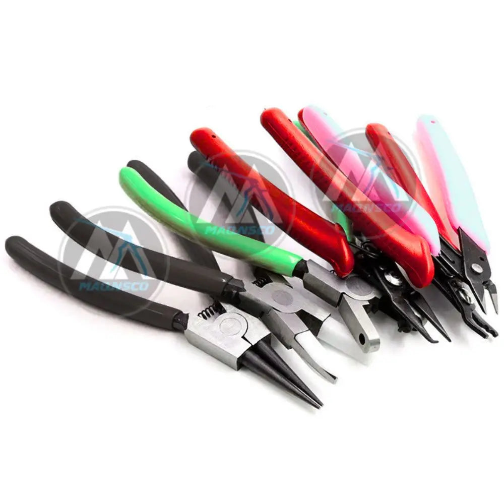 Multifunction Split Ring Opener Pliers Jewelry Beading Crimping Crimper Pliers Tool With Mini Diagonal Pliers DIY Hand Tools