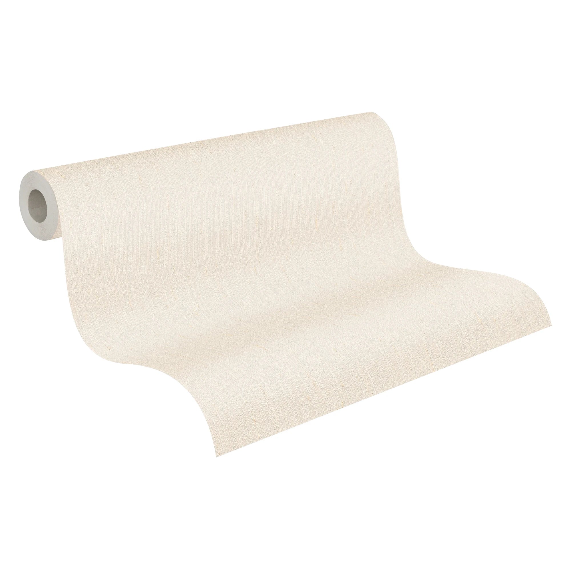 Made in Germany - Wallpaper rolls Texture Beige Cream - Non Woven Vinyl - Modern Wallpaper Stripes for Walls - 1005 x 053 m