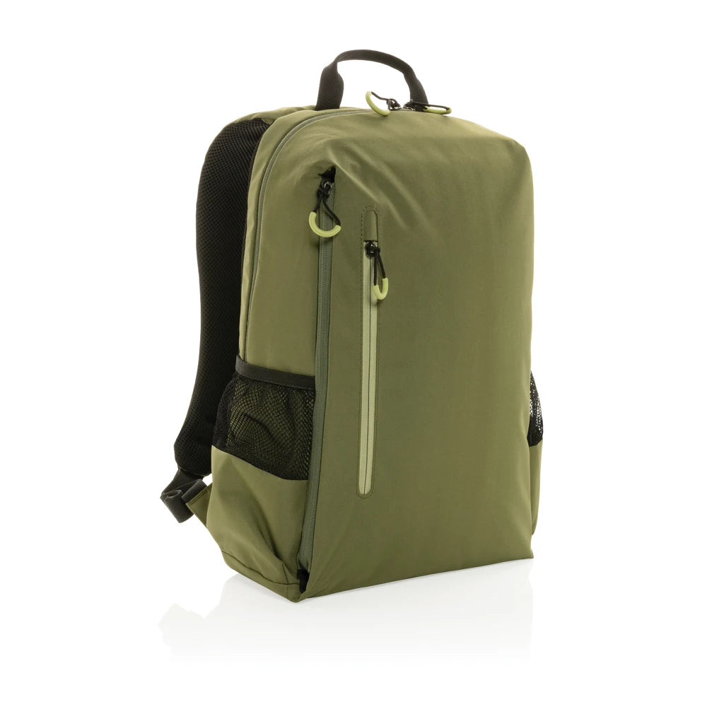 Lime 15.6-Inch RFID Corporate Laptop Backpack with RFID Protection