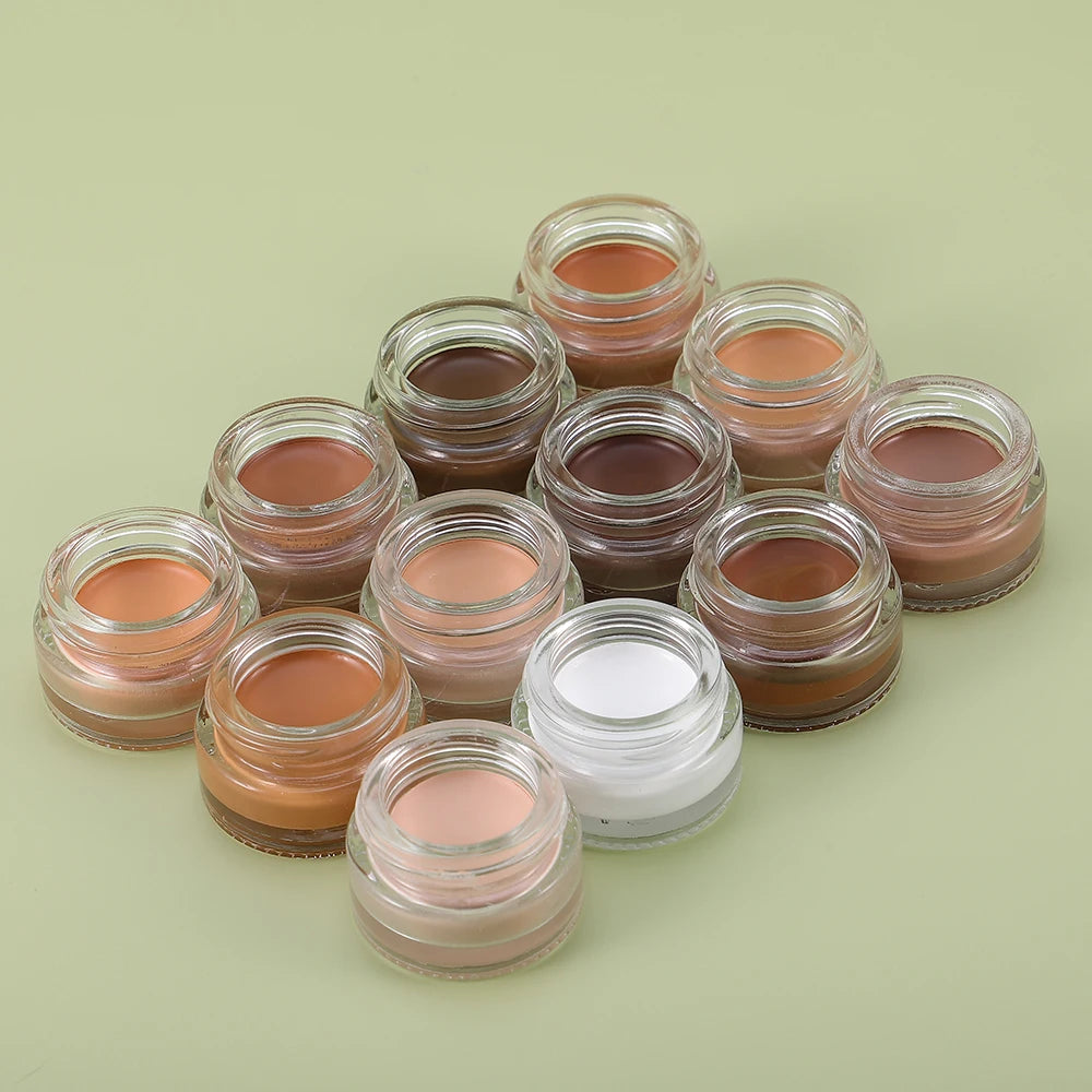 Custom Logo 12 Colors Cream Concealer Face Freckle Repair Fixed Makeup Foundation Moisturizing Soft Non-sticky Vegan Concealer