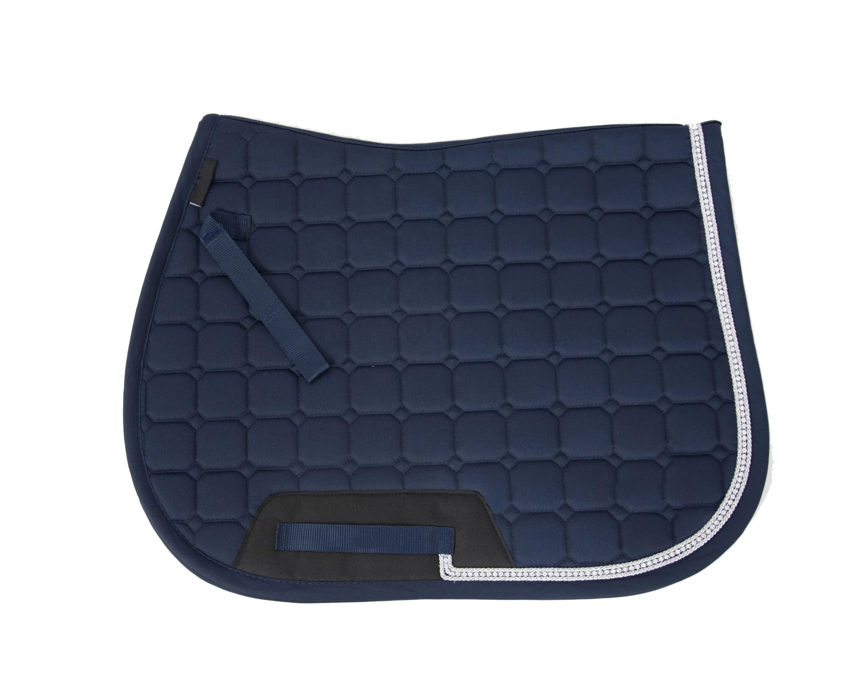 High Quality Wool & Leather Horse Saddle Pads with Fabric Lining for All-Purpose Riding and Racing