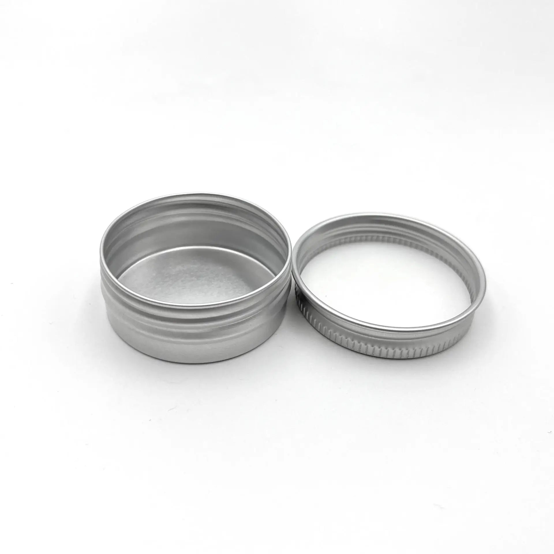 Cosmetic Packaging 5ml 10ml 30ml 50ml 60ml 80ml 100ml 200ml 300ml Round Tin Box Container Wax Can Aluminum Jar With Screw Cap