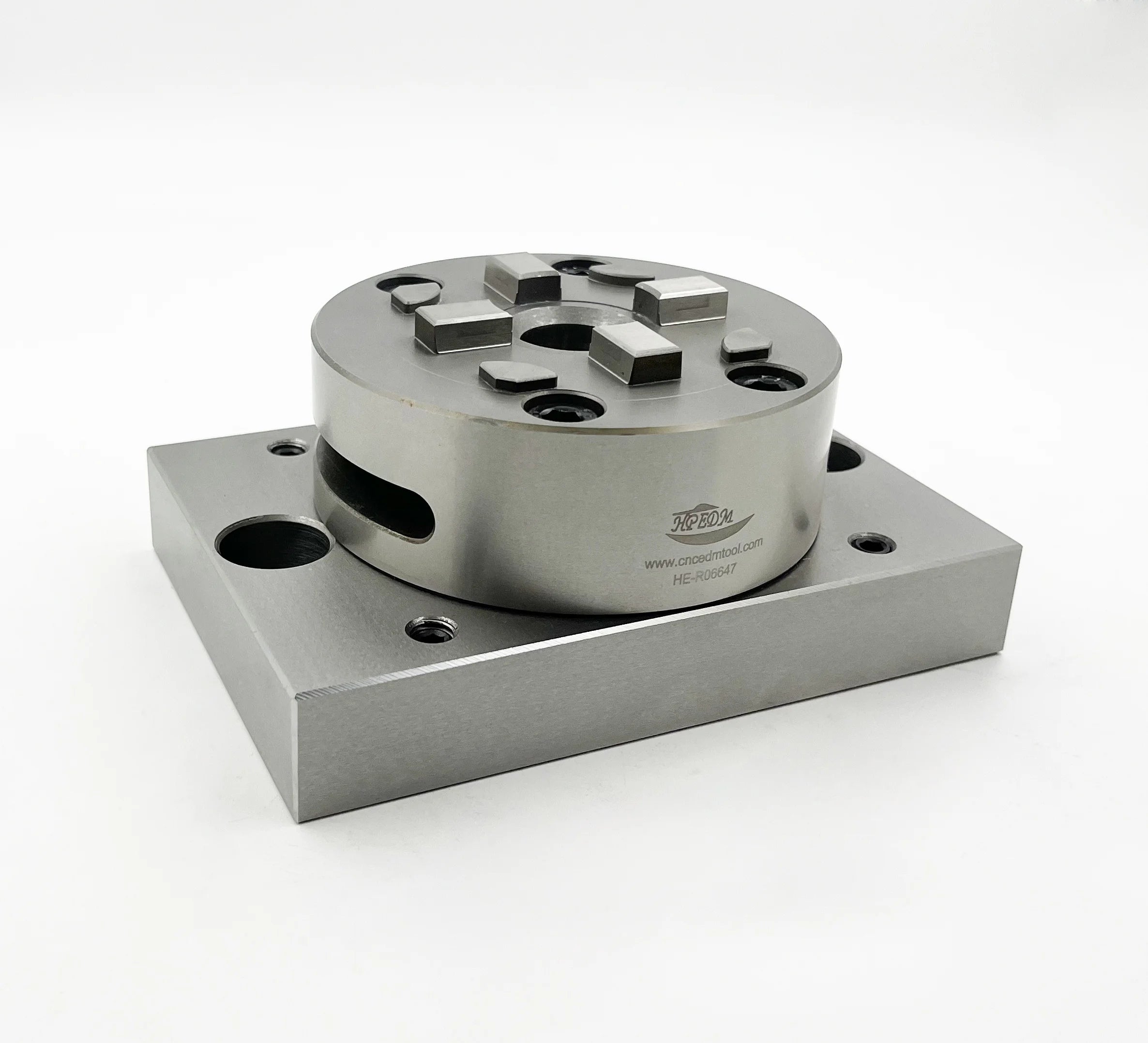 Stainless Steel Precision System 3R Manual Chuck with Base Plate for Cnc Edm Processing HE-R06647