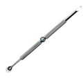 Cuticle Pusher Pro 2 Ends Stainless Steel Manicure Tool Baby Finger Use Wide Jaw Opening Professional Nail Care ISO 13485