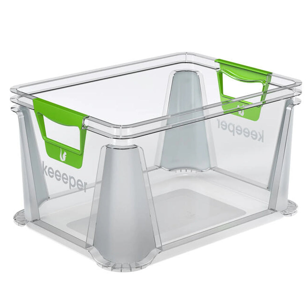 Storage Box with Soft Handles 20 l Luis Transparent PP/TPE 39 x 29 x 22 cm