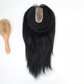 Silk Top Integration Hair System Fishnet Swiss Lace Hairpiece Topper with Natural Human Hair for Seamless Integration