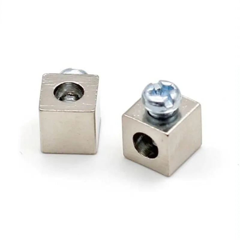 Copper Terminal Block LED Pcb Aluminum Lighting 5MM square M2.5 Connector X100