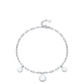 SL1686 S925 Sterling Silver Geometric Design Female Bracelet European American Fashion Style Temperament Fine Jewelry Bangle