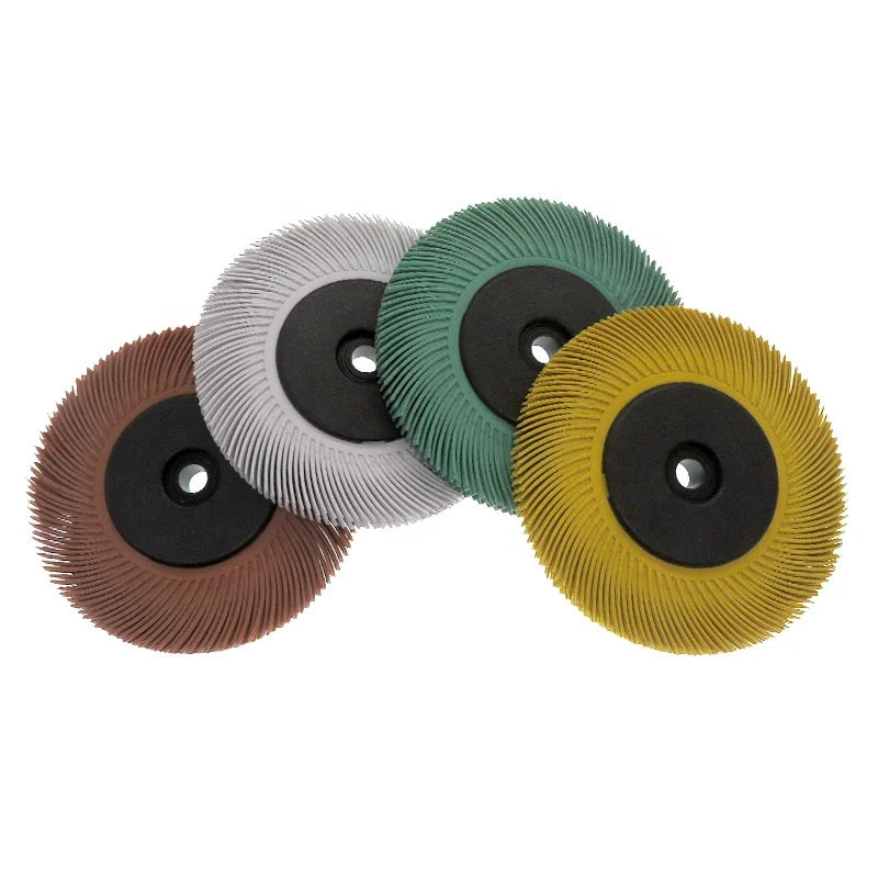 6Inch 150MM Nylon Radial Bristle Brush Rotary Needle Polishing Bristle Brush Disc for Car