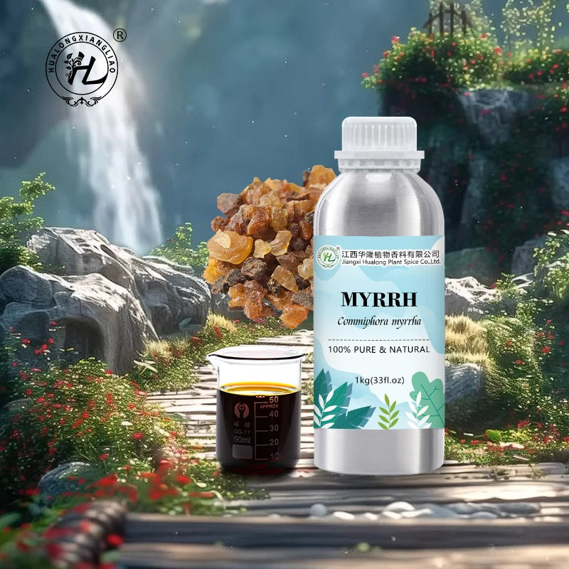 Ethiopian Myrrh Essential Oil for Skin Diffuser - 100 Pure Natural Commiphora Myrrha Resin CO2 Extract | Bulk Price 1kg