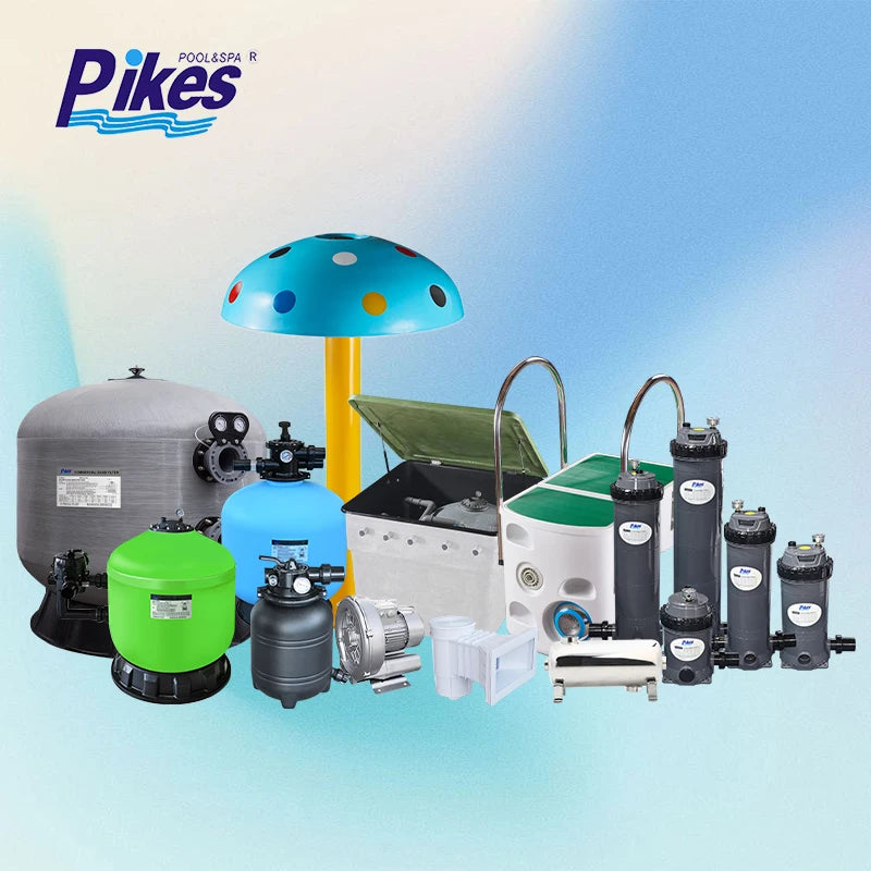 Pikes Professional Complete Pool Set Includes Pump Ladder Cleaner Waterfall and All Tools for Swimming Pool Maintenance MegaBDM