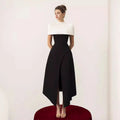 Elegant Flowy Dress Hot Sale S M L Casual Sleeve Dress New Fashion Womens Summer Midi Dress