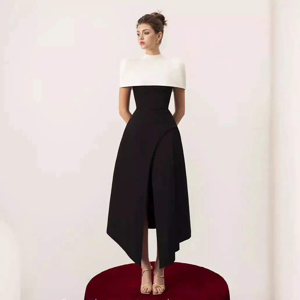 Elegant Flowy Dress Hot Sale S M L Casual Sleeve Dress New Fashion Womens Summer Midi Dress