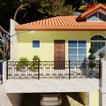Upgrade Your Second Floor Stairs with Durable Wrought Iron Balcony Railings for Modern Villa Outdoor Stair Safety and Style