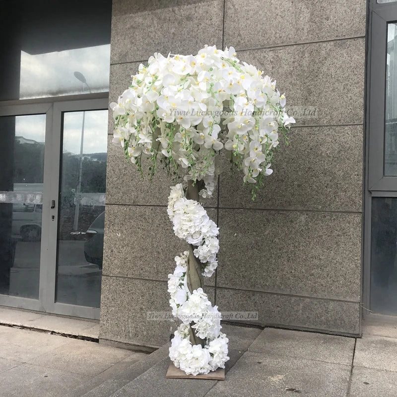 LFB1624 Wedding Flower Ball  Hydrangea Rose Ball Wedding Path Lead Decorative Flower Ball