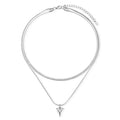 Fenyi Wholesale Jewelry Simple Street Hip-hop Trendy Cool Basic Style Non-fading Titanium Steel Necklace for Men and Women