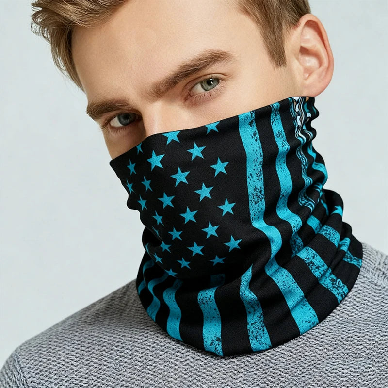Free Design Custom Multifunctional Polyester Riding Kerchief Anti-Dust Fishing Bandanas Seamless Tubular Face Bandana Neck