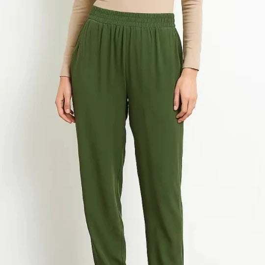 2026 Eid Women Islamic Wholesale Ankle-length Pants Adjustable Elastic Waist Stylish Work Casual Traditional Muslim