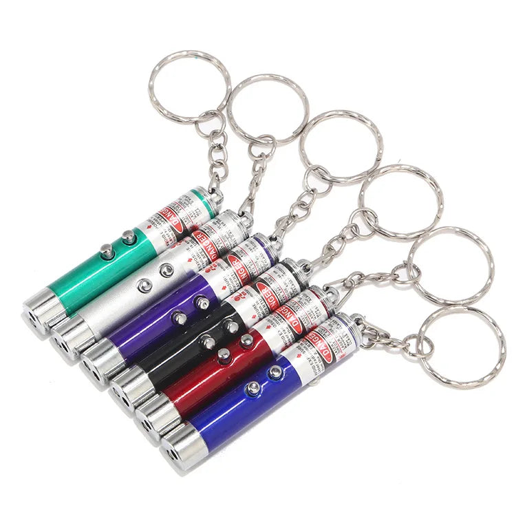 Funny Laser Cat Teaser Infrared Multipurpose Cat Teaser Toy Small and Portable Interactive Cat Toy MegaBDM