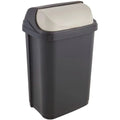 Trash Can with Sliding Lid 25 l Rasmus Graphite Grey