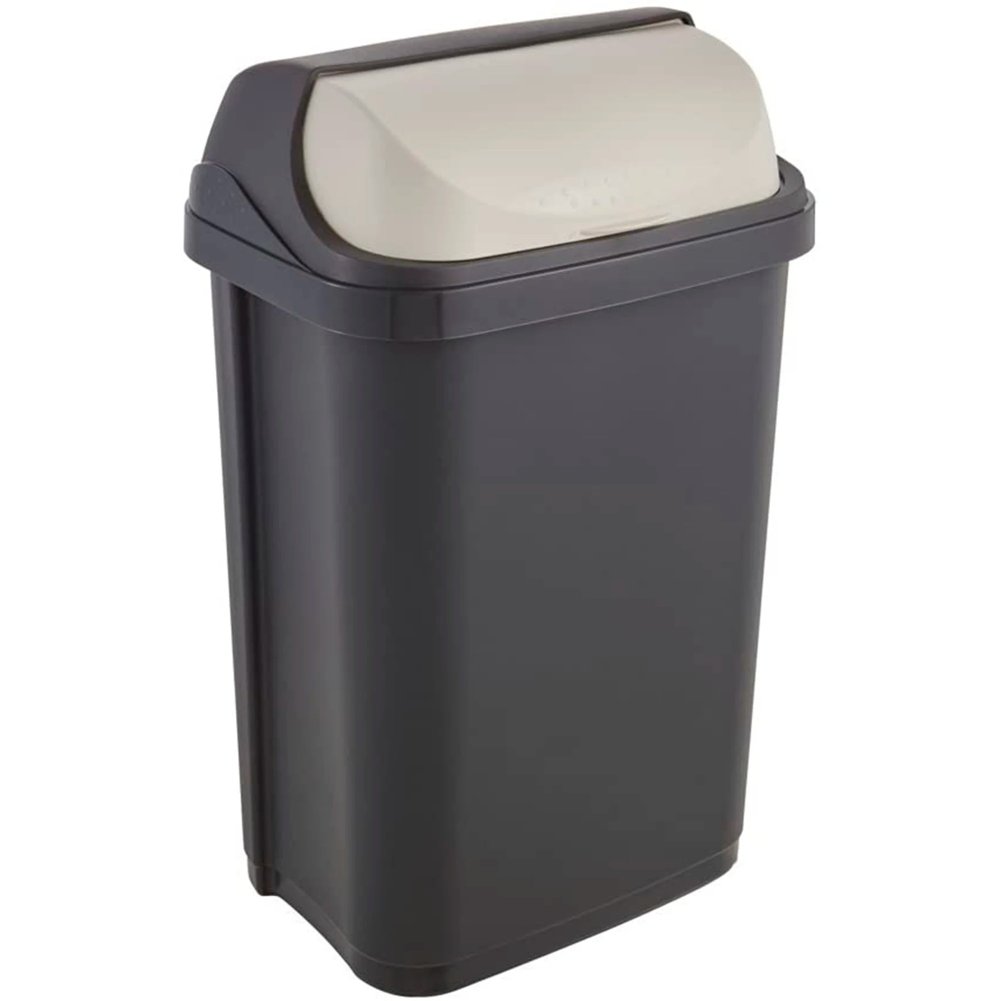 Trash Can with Sliding Lid 25 l Rasmus Graphite Grey