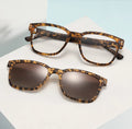 FEROCE ECO Bio TR Material Clip-on TAC Polarized Luxury Full-Rim Unisex Square Sunglasses
