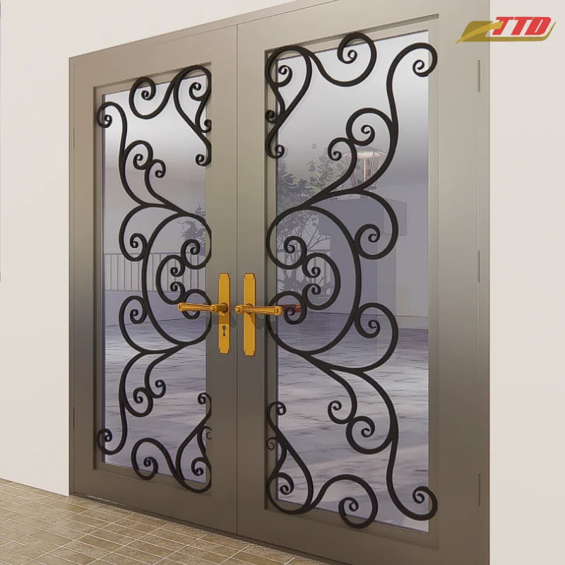 Strong and Weather-Resistant Iron Front Entry Doors That Offer Protection and Sophisticated Style for Any Home