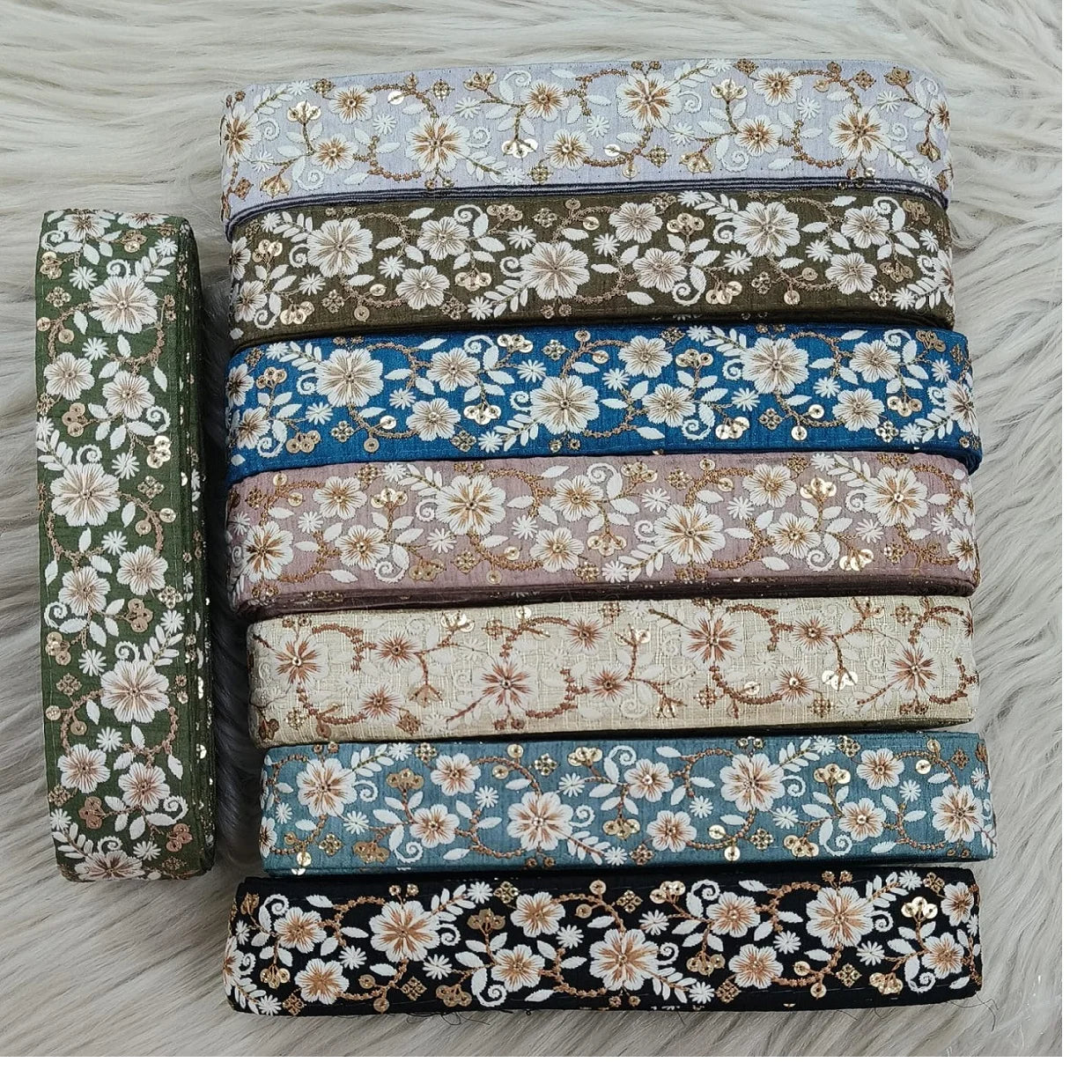 Custom made premium floral lace with detailed embroidery ideal for dresses veils and decoration customize your style.