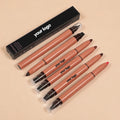 Dual Ended Lip Liner with Beveled Silicone Smudger Twist Up Design for Shaping Blending and Edge Refining Lips MegaBDM