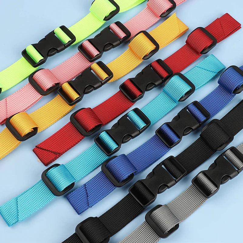 2cm Wide Solid Color Non-slip Shoulder Strap Chest Strap Backpack Fixed Buckle Student Backpack Anti-drop Shoulder Strap Buckle