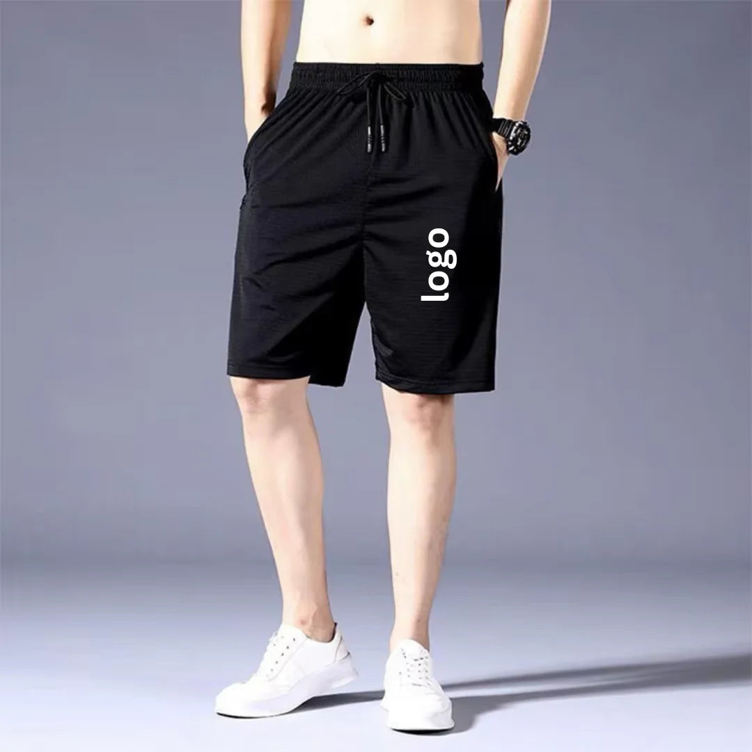 OEM Customized Design logo Men Shorts Summer Quick drying  Shorts Loose Large Size Thin Sports Casual Pants New Style short
