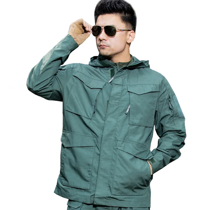 Wholesale Tactical Autumn Winter Green Black Multicamo Jacket Tactical Jacket Parka Clothing Field Coat Jacket MegaBDM