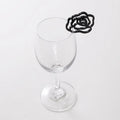 Various Shapes Topper Personalised Wedding Glass Rim Custom Heart Acrylic Drink Tags