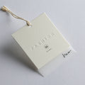 OEM/ODM Luxury Recycled Paper Clothing Accessories Label Product Tag Shirt Hanging Label hang Tags Clothing