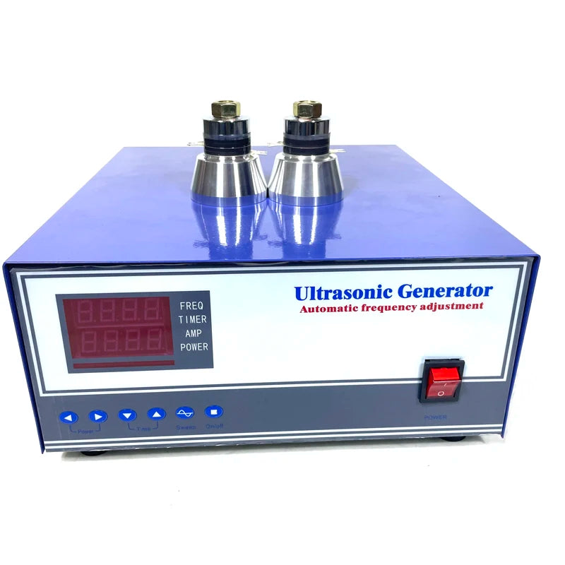 1200W Industrial Ultrasonic Controller Box 25K/28K/33K/40K Adjustable Power Constant Output for Medical Equipment Cleaning
