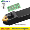 SHARKA MCMNN1616H12-80 MCMNN2020K12-80 MCMNN2525M12-80 External Turning Tool Holder MCMNN Lathe Cutting Tools