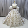 Jancember MZ0004 Princess Belt Sweetheart Off Shoulder Bridal Evening Gowns
