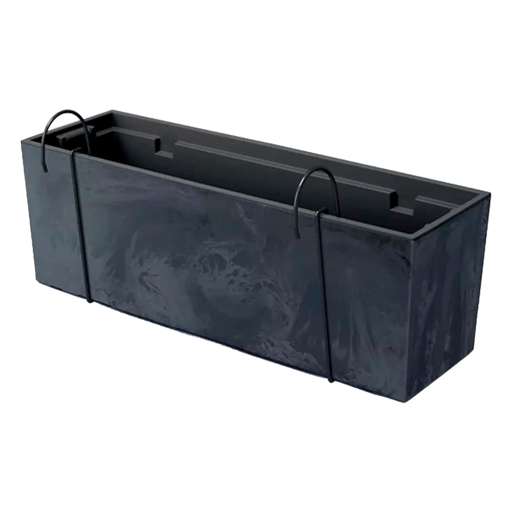 URBI CASE BETON EFFECT W planter dimensions (mm) 580x180x195 Anthracite color