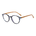 Latest TR90 Custom Anti Blue Light Round Frame Glasses Premium Transparent Computer Glasses for Women Girl and Men