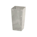 URBI SQUARE BETON EFFECT 2L. flower pot dimensions (mm) 126x126x200 concrete color
