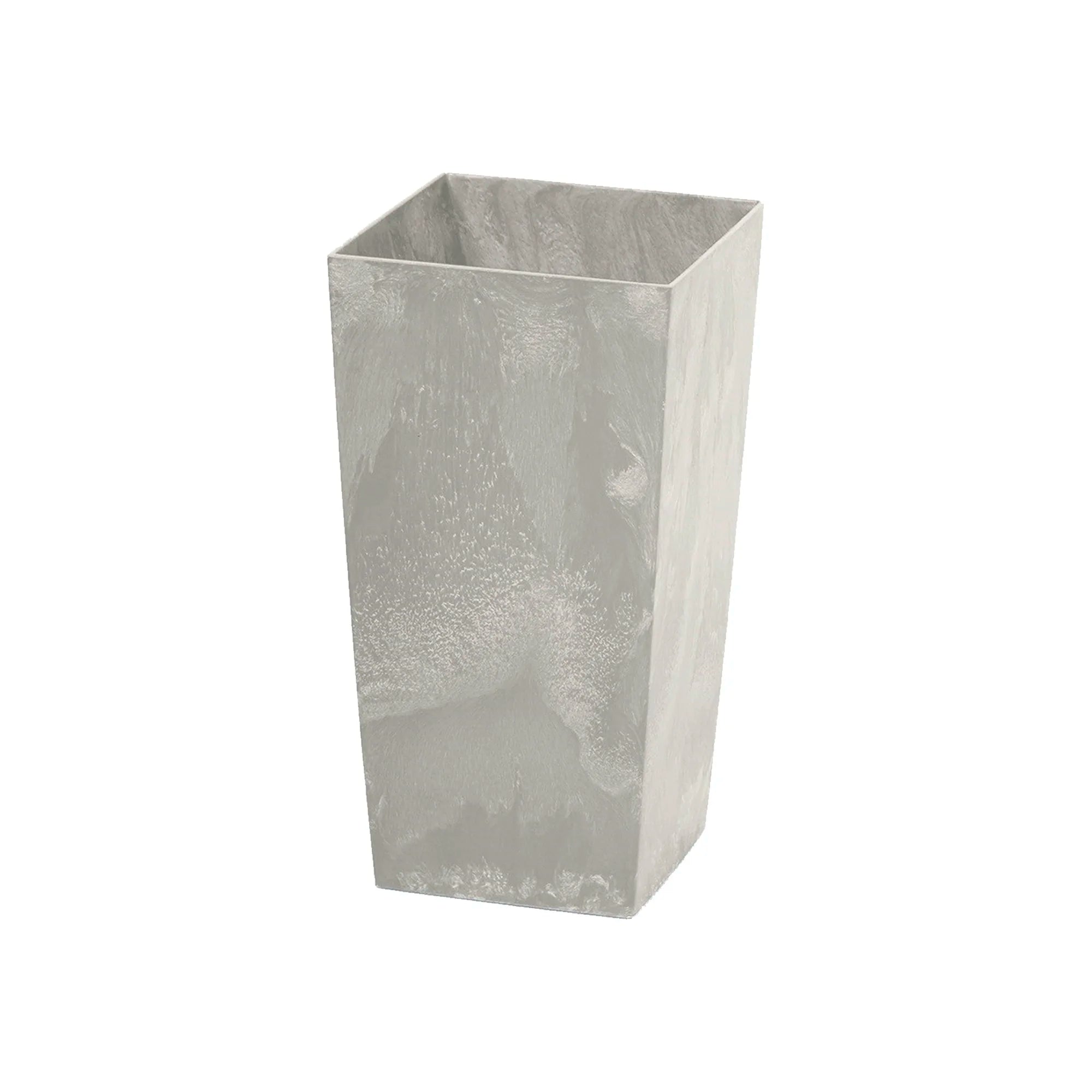 URBI SQUARE BETON EFFECT 2L. flower pot dimensions (mm) 126x126x200 concrete color