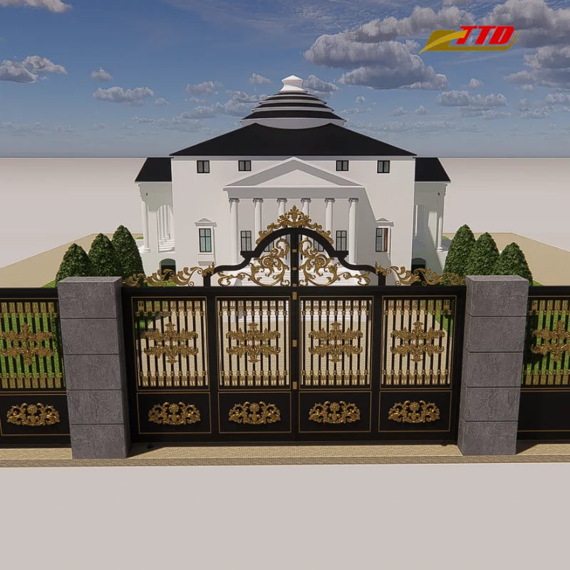 Enhance Your Curb Appeal with Custom Metal Gate Designs Elegant Front Gate Solutions for Modern and Classic Homes