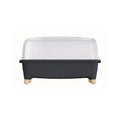 Home garden/Low planter with polycarbonate lid to protect your plants L Prosperplast Respana Planter Wood Low Set plastic in